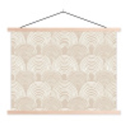 Golven - Structuur - Beige textielposter latten blank klein 122 -3d