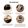 Vrouw - Wijn - Jurk Inductie beschermer vinyl 3mm middel -zzzzzzz-td-werking