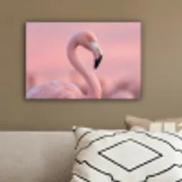 Flamingo - Portret - Roze canvas 2cm klein -sfeer3