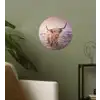 Schotse hooglanders - Licht - Lucht - Natuur Wandcirkel behangsticker klein -sfeer2
