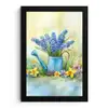 Gieter - Lavendel - Bloesems fotolijst zwart zonder passe partout klein -3d