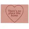 There's no place like home - Quote - Zalmroze Deurmat klein -zkaufland3d
