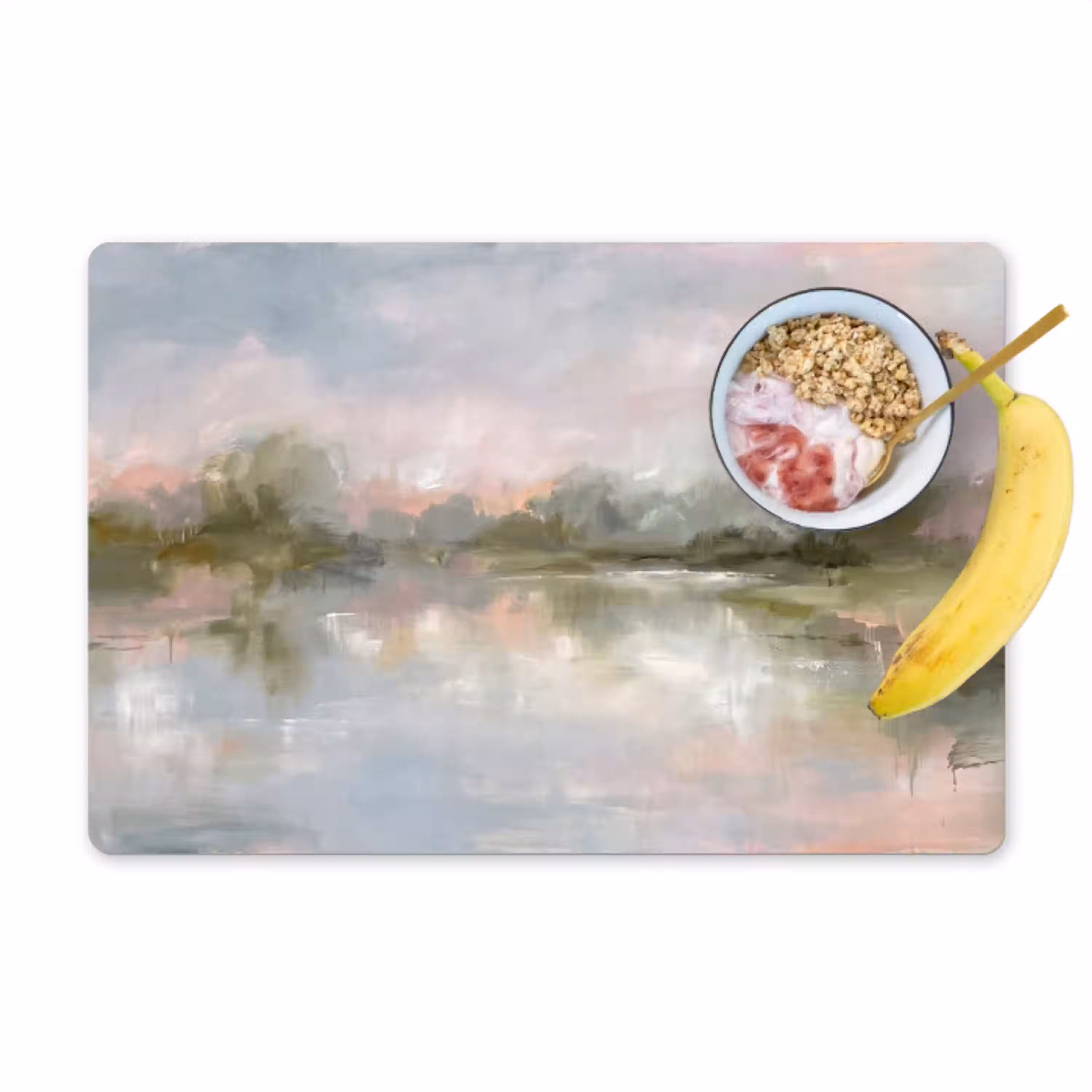 Natuur - Landschap - Abstract - Water - Groen Placemat vinyl groot -zzzproduct_Kitchenyeah-website