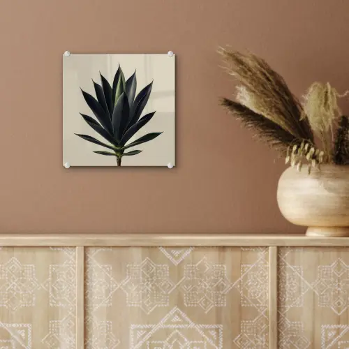 Agaveplant - Symmetrisch - Groen plexiglas 5mm klein -sfeer5