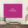 Focus - Smiley - Roze PET vilt klein -sfeer1