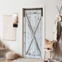 Deur - Wit - Hout deurposter klein -sfeer6
