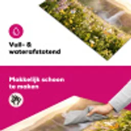 Vlinders - Waterval - Bloemenveld Inductie beschermer vinyl 3mm klein -wsfeer6_website