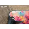 Bloemen - Verf - Abstract - Kleurrijk Placemat vinyl groot -closeup