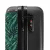 Palm bladeren monstera donker patroon NBS - Handbagage koffer - Volwassenen Unisex middel -slot