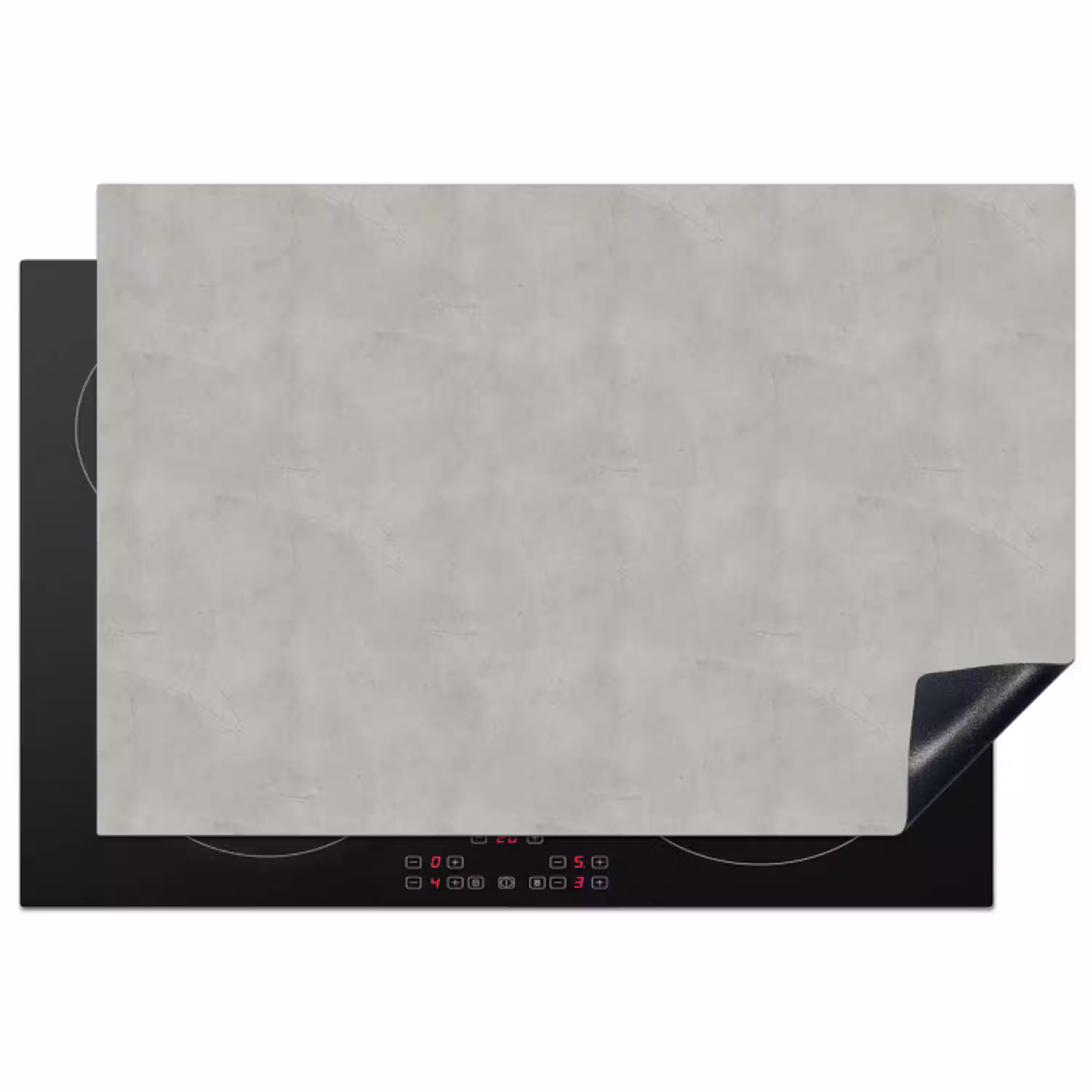 Beton - Patroon - Abstract Inductie beschermer vinyl 3mm klein 276 -3d