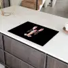 Kreeft - Roze - Zacht - Zwart Inductie beschermer vinyl 3mm klein -sfeer8