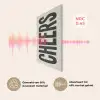Cheers - Japandi - Zwart - Letters PET vilt klein -USP_NL