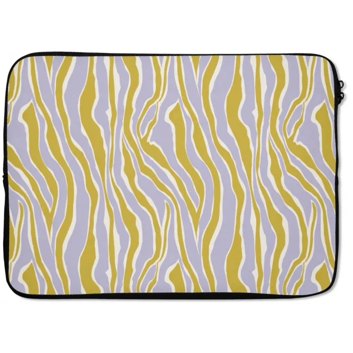 Zebra - Modern - Meerkleurig laptophoes neopreen klein 279 -zkaufland3dotto