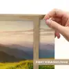 Gras - Heuvels - Zon - Natuur - Landschap Light Box met batterij (Wandlamp) middel -USP_websiteprintNL