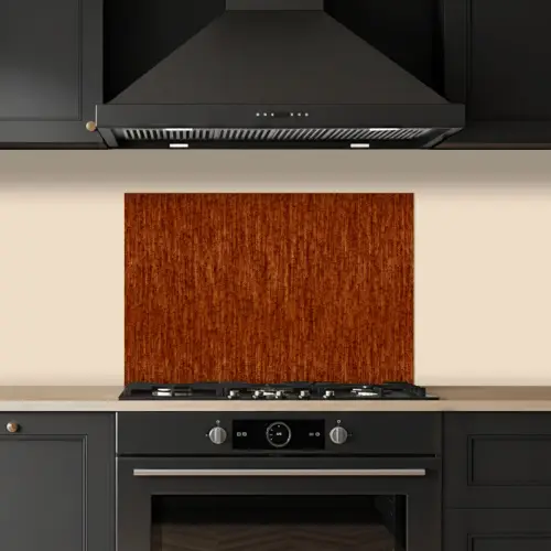 Rood - Bruin - Metaal - Roest keuken achterwand spatscherm klein 900 -sfeer1