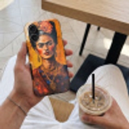 Portret - Sieraden - Schilderachtig Toughcase MagSafe Apple iPhone 17 klein -Sfeer1M