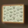 Waaier - Blad - Groen Light Box met batterij (Wandlamp) middel 907 -z3d_website