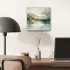 Groen - Modern - Abstract - Goud aluminium wit klein -sfeer5