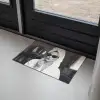 Zonnebril - Vrouw - Zwart - Wit Deurmat klein -sfeer2