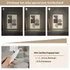 Aardetinten - Abstracte compositie - Eenvoudige vormen Light Box met kabel (Tafellamp) klein -USP_dimbaarNL
