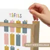 Tafels van vermenigvuldiging - Leren rekenen voor kinderen - Getallen oefenen - Cijfers - Eenhoorn Light Box met kabel (Wandlamp kind) klein -USP_websiteprintNL