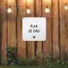 Spreuken - Quotes - Pluk de dag - Carpe diem tuinposter los doek klein -sfeer1
