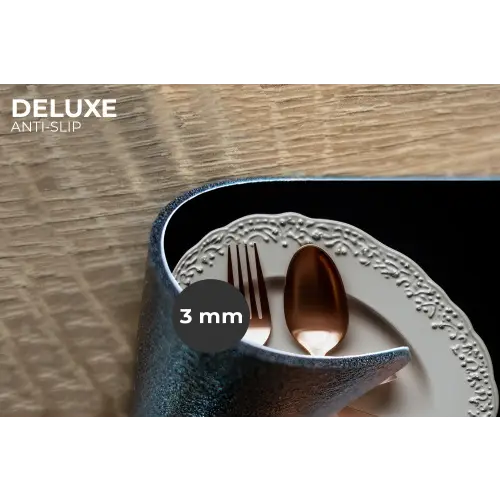 Rose - Strik - Bestek Placemat vinyl groot -closeup