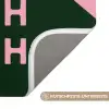 Tekst - Grafisch - Groen - Schaduw Badmat klein -USP_AntislipDE