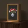 Rode - Bloemen - Tulpen - Vaas Light Box met kabel (Tafellamp) klein -z3d_website