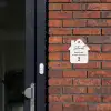 Lichte mozaïek - Sierlijk Naambord Huisje klein -sfeer2