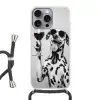 Zonnebril - Dalmatiër - Wijnglas - Tong Hoesje iPhone 16 Pro Max met koord klein -3d