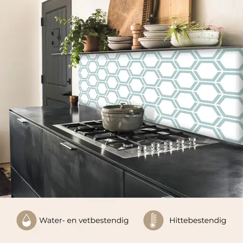 Patroon - Lijn - Design - Hexagon keuken achterwand 2 middel 871 -usp_NL