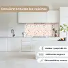 Terrazzo -  Patroon - Kleurrijk - Indigo keuken achterwand 2 middel 871 -sfeer4_FR