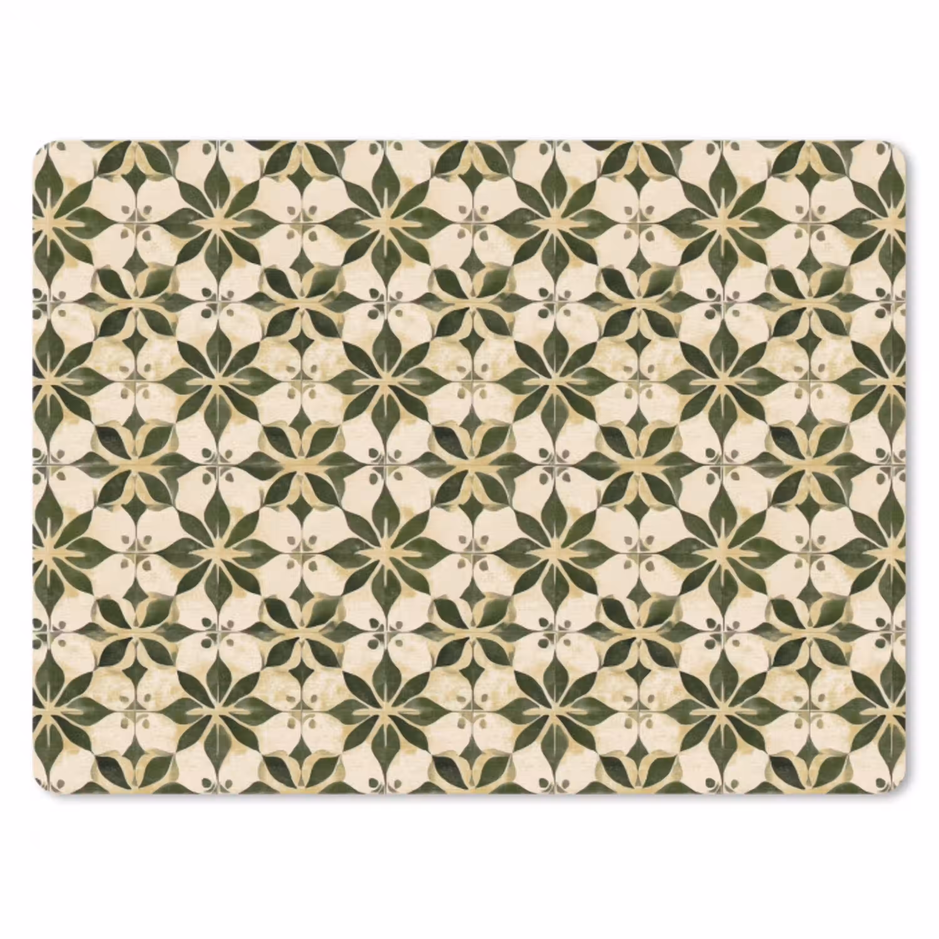 Tegel - Dessin - Groen muismat rubber klein 262 -3d