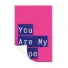 Valentijn - Tekst - Love Muursticker klein -3d