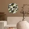 Donker - Groen - Camouflage - Schilderachtig Wandcirkel plexiglas klein 852 -sfeer1