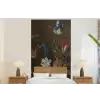 Bloemen in een Wan-Li vaas en schelpen - Schilderij van Balthasar van der Ast fotobehang vinyl groot -bed