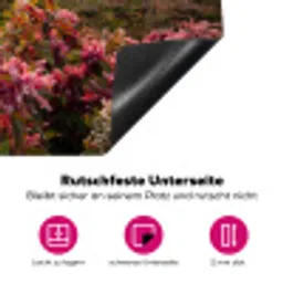 Alpengloed en Wilde Bloemen Inductie beschermer vinyl 3mm klein -zzzzzzz-lf-onderkant