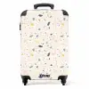 Terrazzo patroon veelkleurig confetti NBS - Handbagage koffer - Kinderen Unisex middel -productfoto_recht