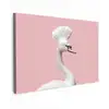 Zwaan - Koksmuts - Mooi - Klassiek canvas 2cm klein -z3d