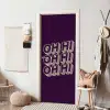 Oh hi - Paars - 3D deurposter klein -sfeer6