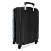 Bladvormige vormen op beige achtergrond NBS - Handbagage koffer - Volwassenen Unisex middel -achterkant