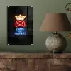 Gaming quotes - Neon - House of gaming - Kroon - Tekst plexiglas 5mm klein -sfeer3