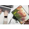 Tulpen - Roze - Zonnestralen laptophoes neopreen klein -bureau