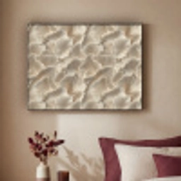 Waaierstructuren - Beige - Vezeltextuur Textielframe zwart klein 947 -sfeer1