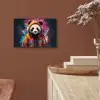 Panda - Jas - Graffiti - Oranje aluminium wit klein -sfeer4