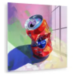 Frisdrank - Blik - Paars plexiglas 5mm klein -zzzproduct_nieuw