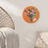 Kaartje - Boeket - Bloemen Akoestische PET Vilt - Rond klein -sfeer4