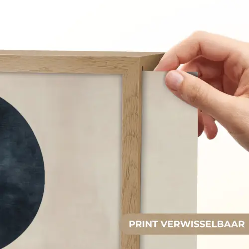 Cirkels - Abstract - Kleurrijk Light Box met batterij (Wandlamp) middel -USP_websiteprintNL
