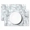 Mozaïek - Marmer - Wit - Onregelmatig Placemat vinyl groot 368 -zzsfeer2_Kitchenyeah-website